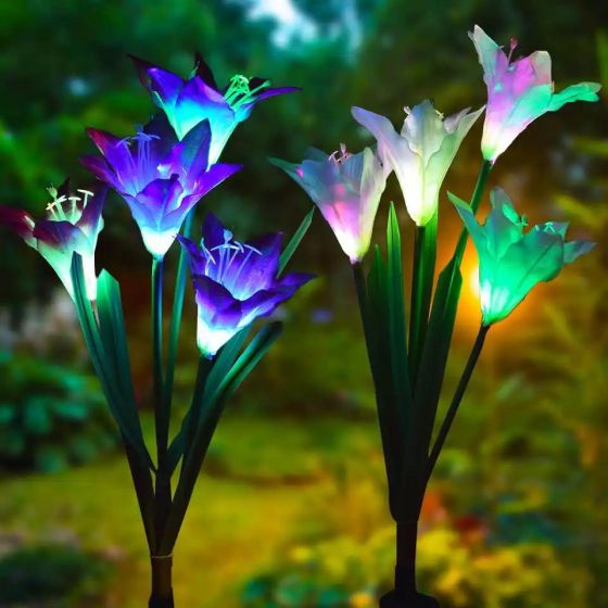 Flower Outdoor Solar Light 