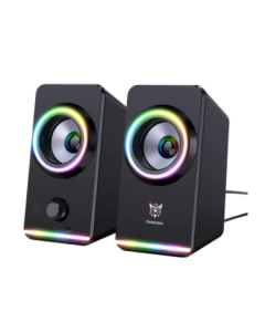 ONIKUMA X6 Gaming Speaker 2.0 Channel RGB Light Computer Speaker Stereo Bass Touch Control Gaming Wired USB/3.5mm Speaker